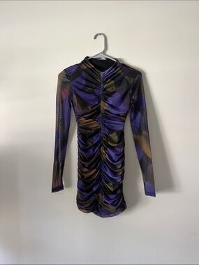 zara denim wrap dress Zara | Dresses | Zara Womens Blue Denim Mini Wrap Dress Long Sleeve Asymmetrical Button Size S